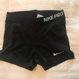 nikePRO spandex running shorts